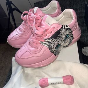 Pink Gucci Rython sneaker